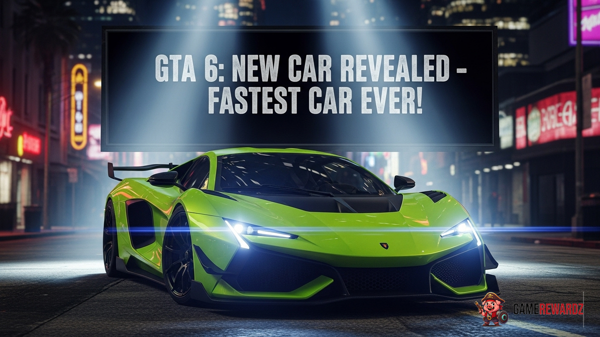 GTA 6: New Car REVEALED – Fastest Car EVER!